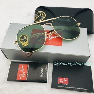 Ray-Ban Rb3561 The General Square Sunglasses 57mm